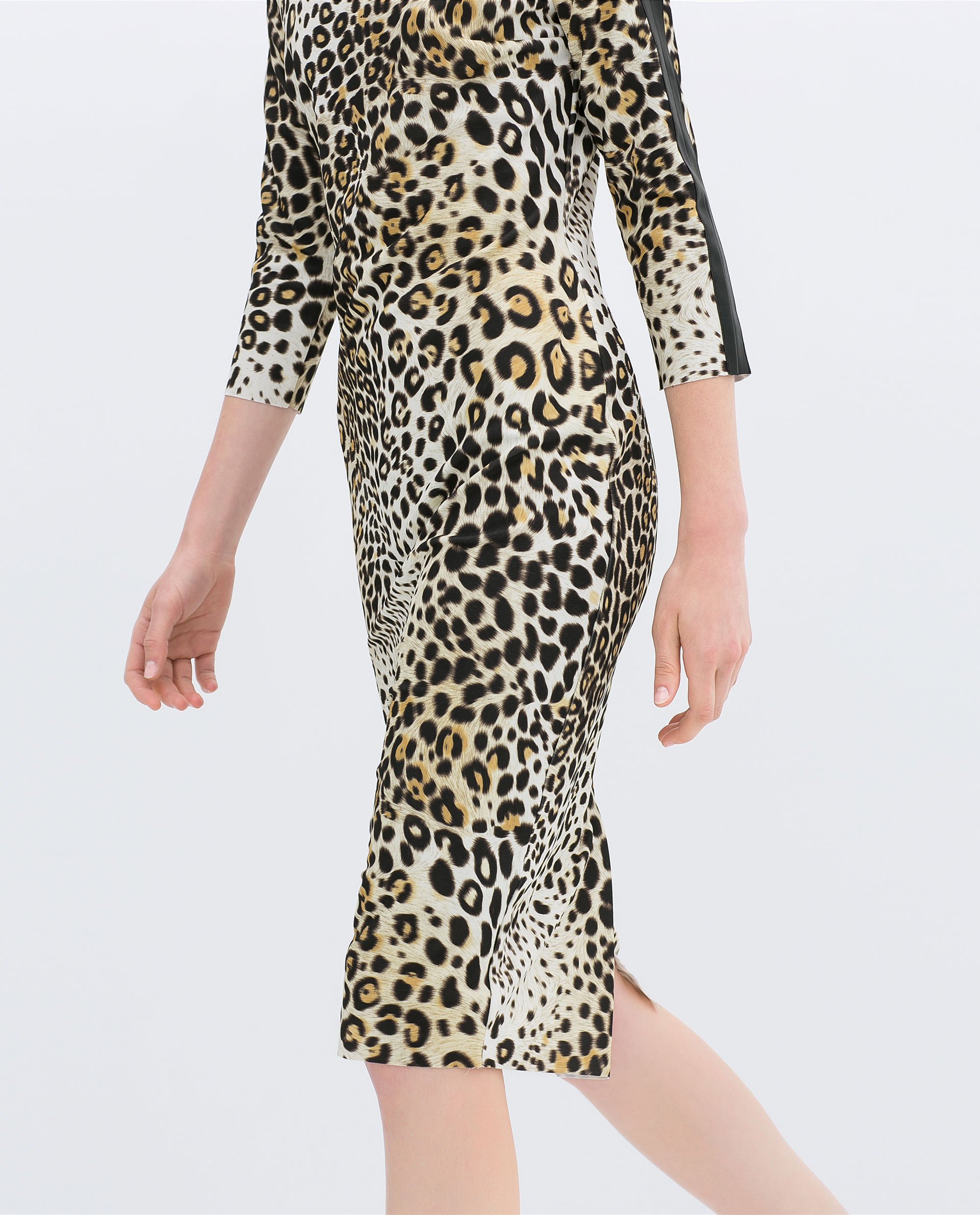 Леопардовое платье Zara