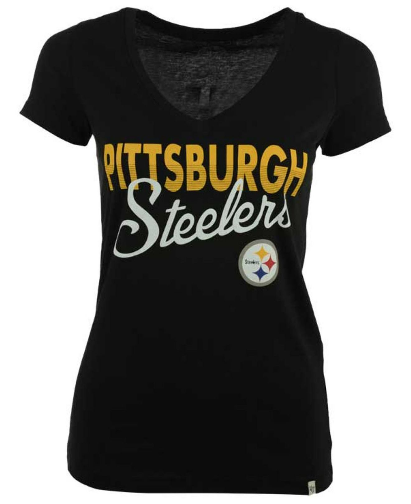 steelers v neck shirt