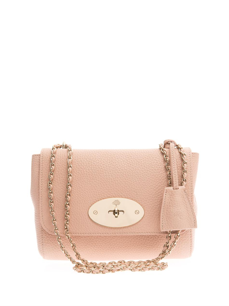 Lyst Mulberry Lily Leather Crossbody Bag In Pink Gallery