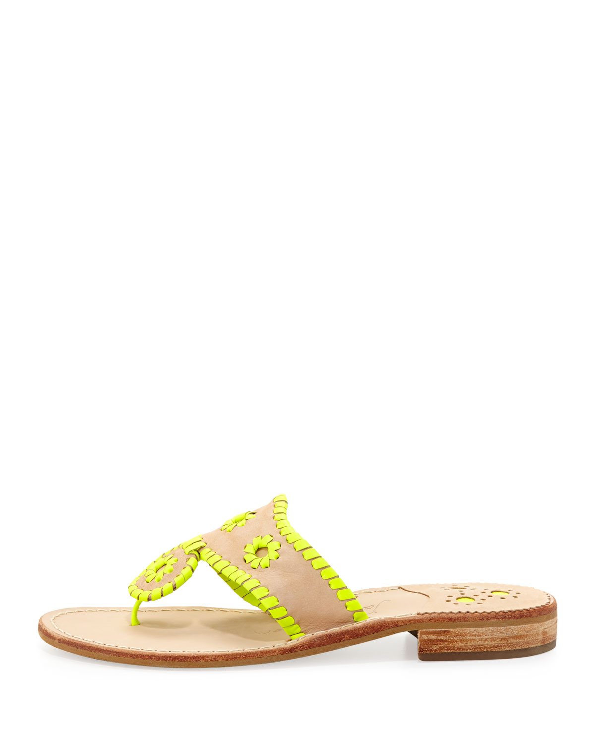 jack rogers yellow sandals