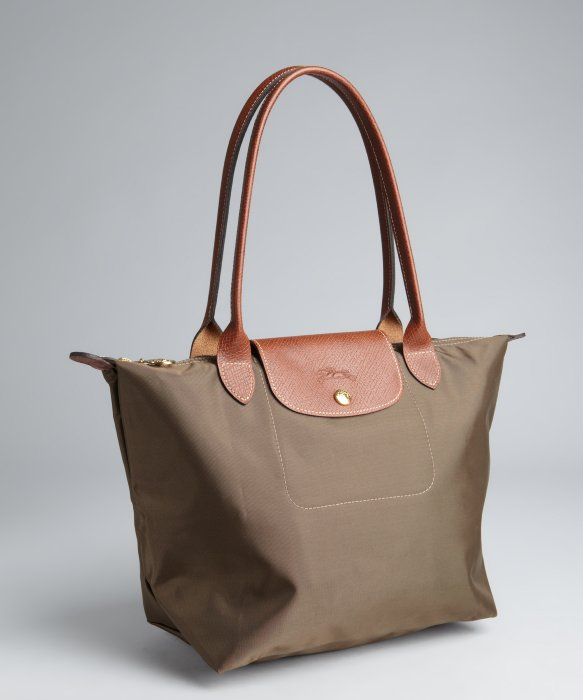 nylon shopper tote