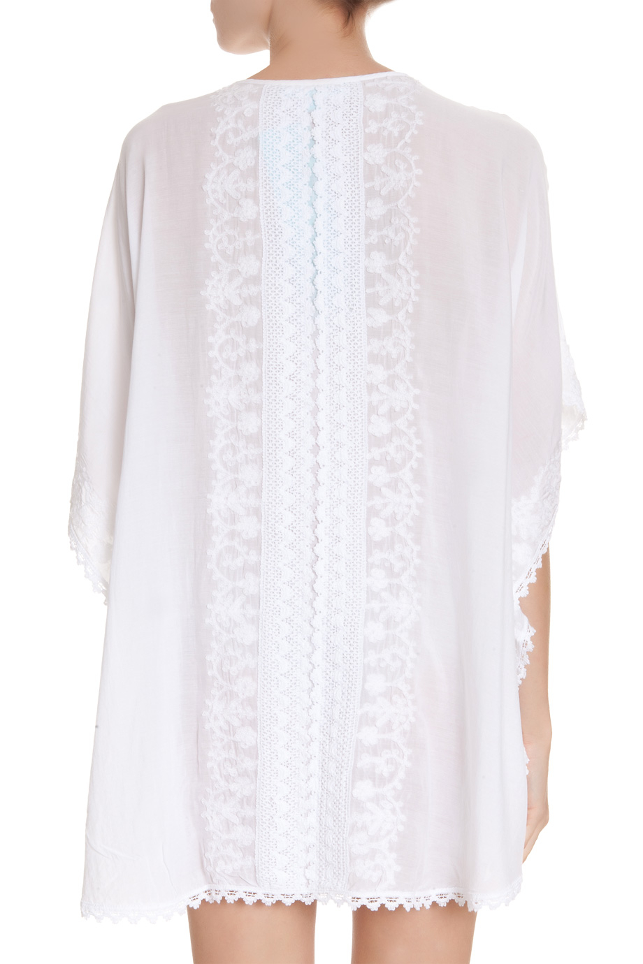 melissa odabash white kaftan