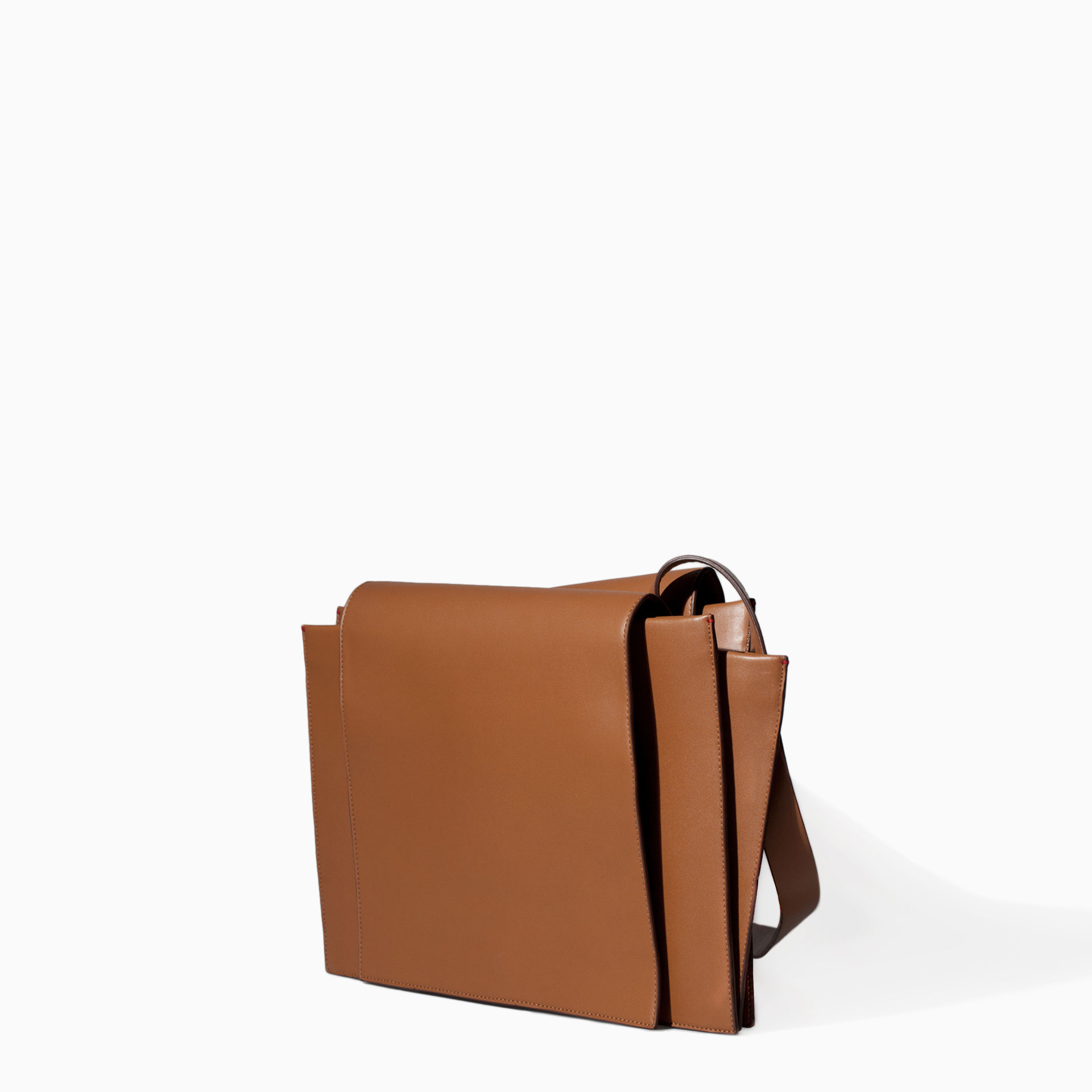 Zara Messenger Bag with Pockets in Brown for Men Lyst