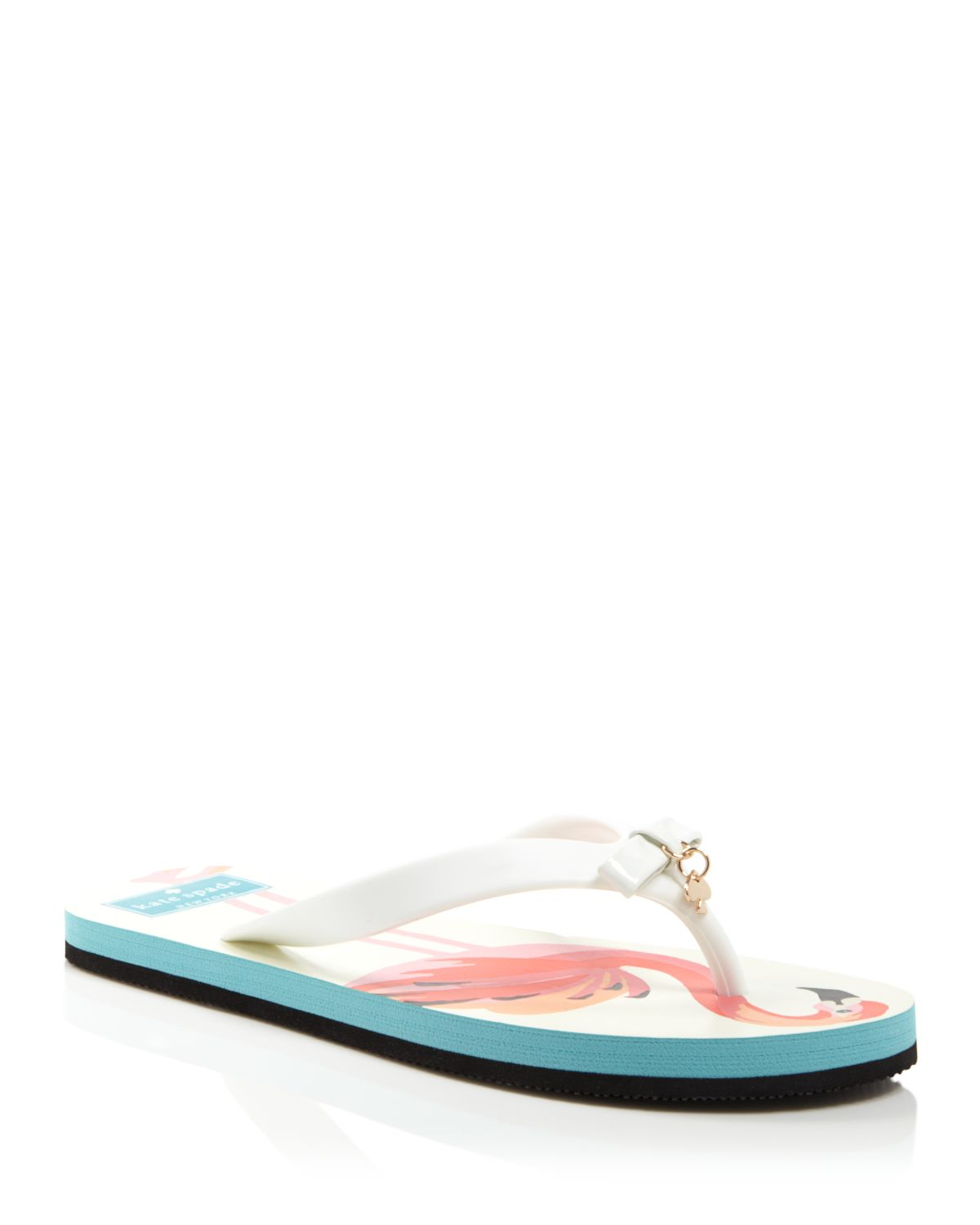 kate spade glitter bow flip flops