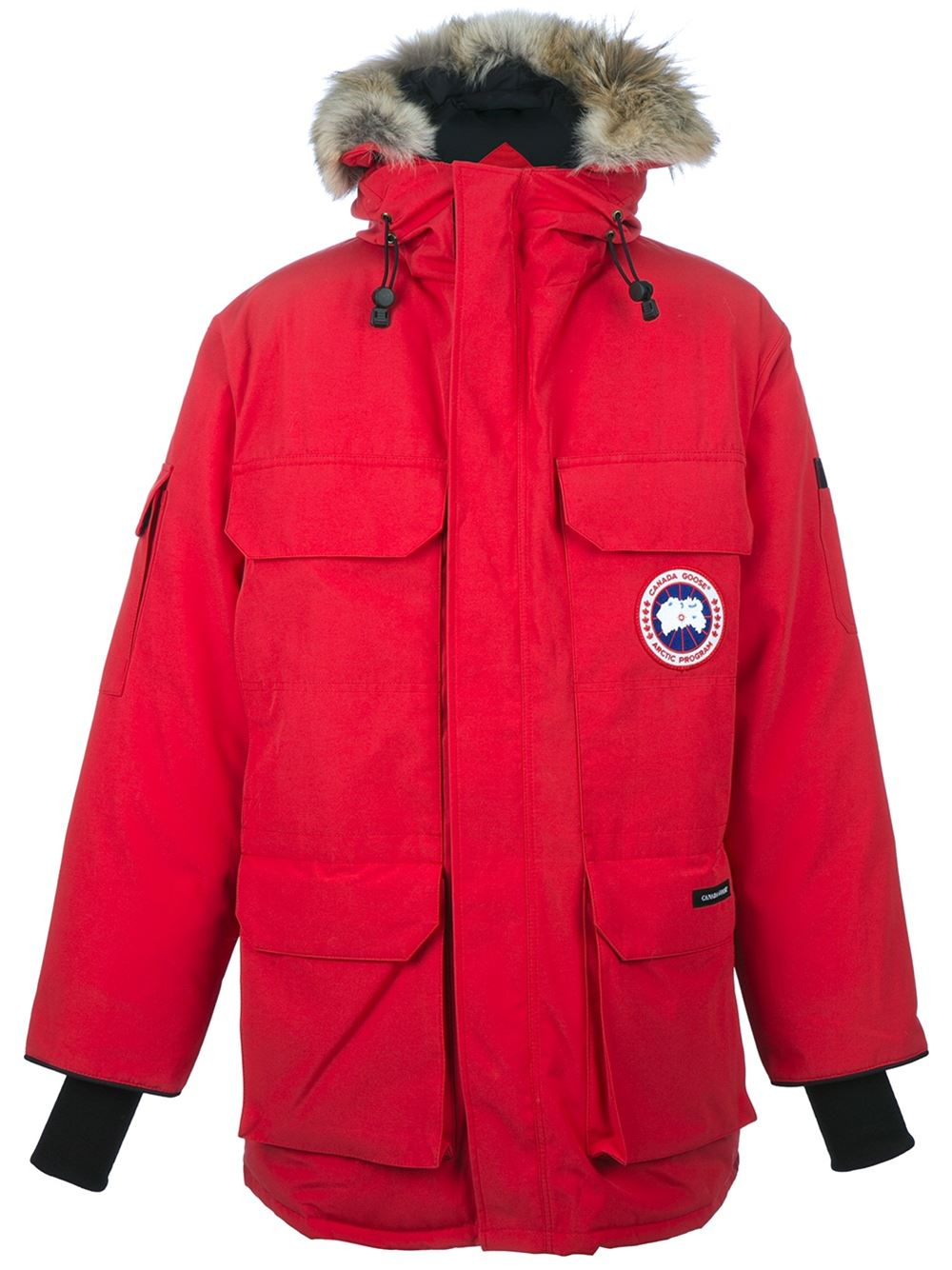 Canada goose Parka Coat in Red for Men | Lyst