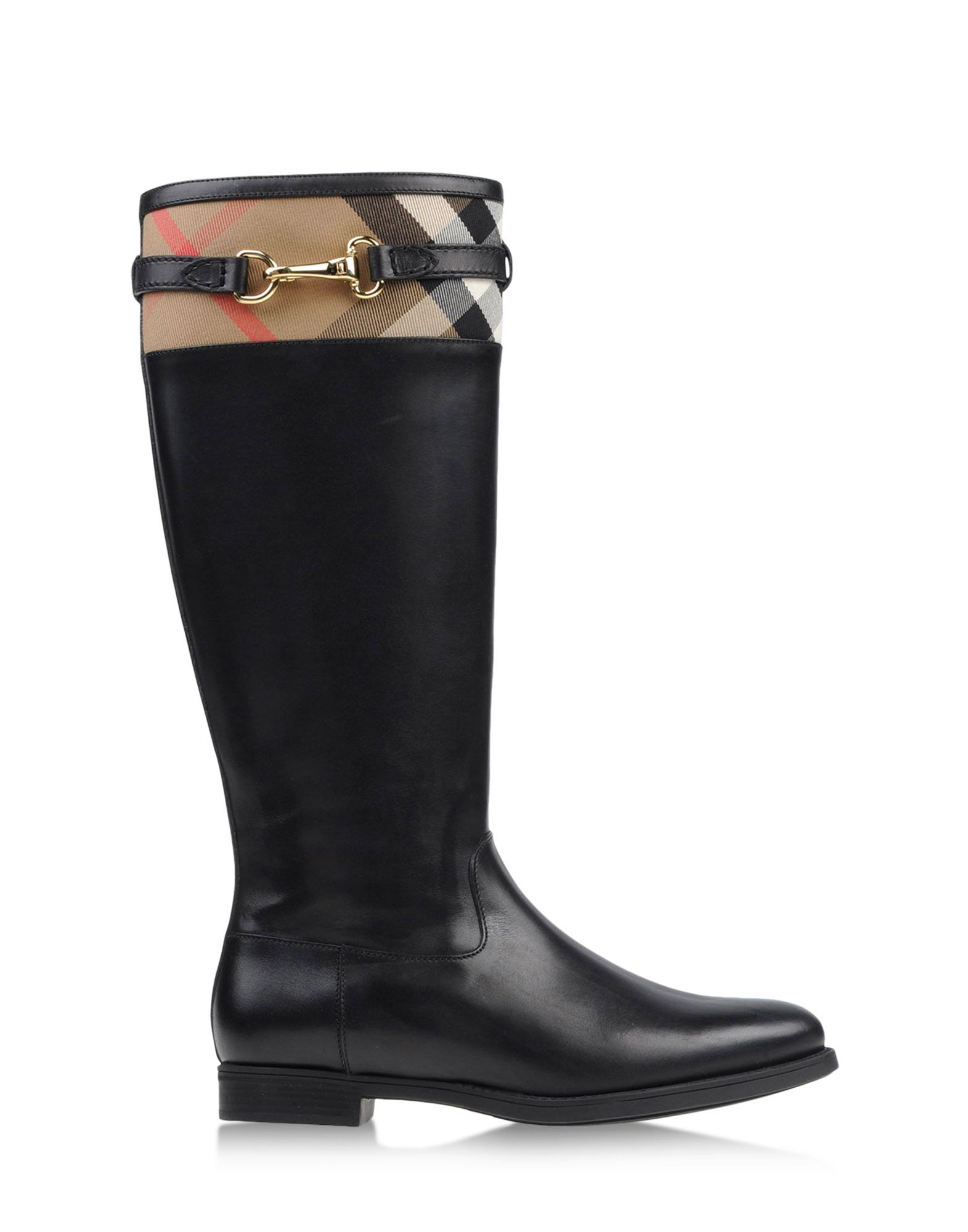 Burberry Tall Boots in Black | Lyst