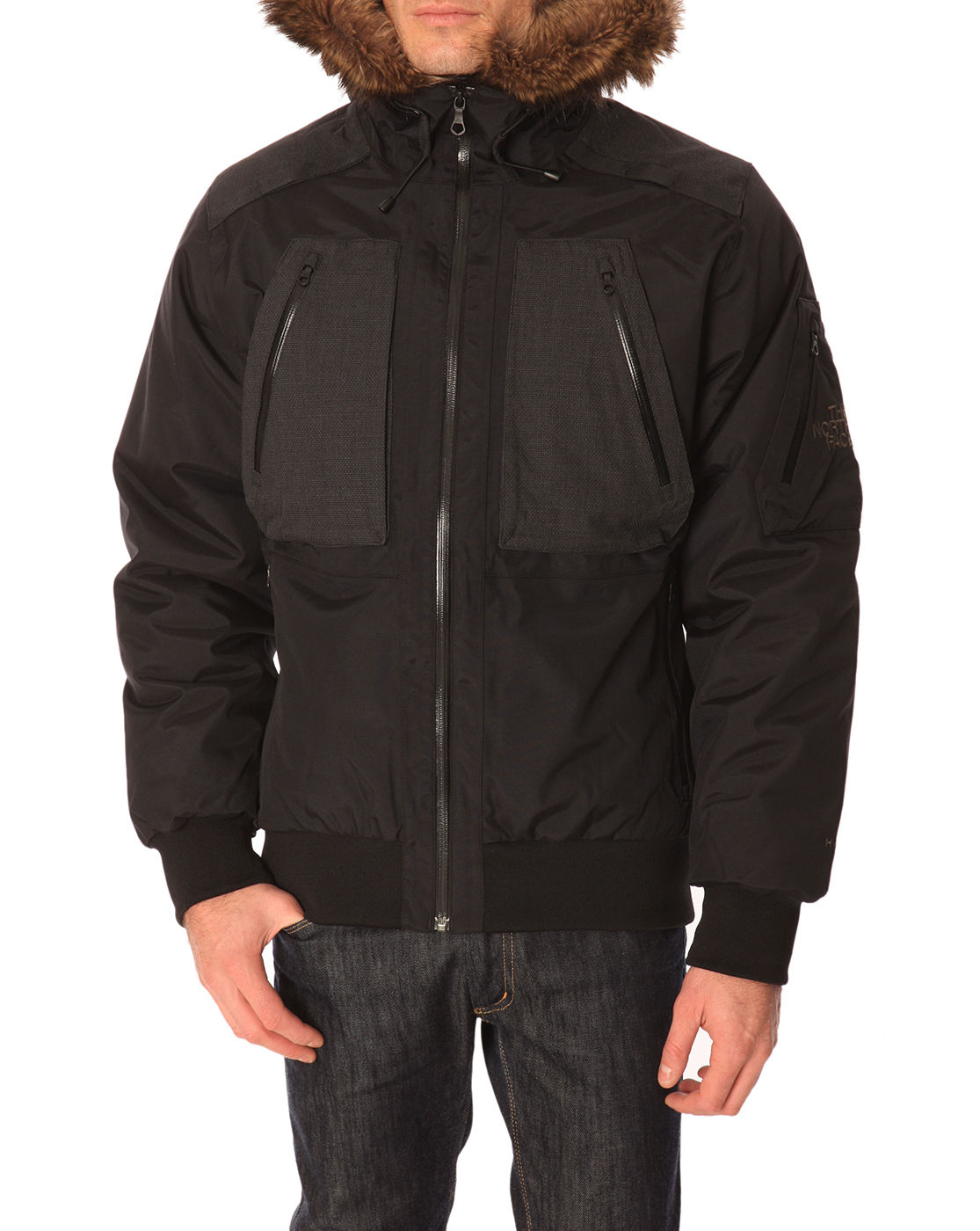 The north face Gulmarg Guide Jacket Black Down Jacket With Multipockets ...