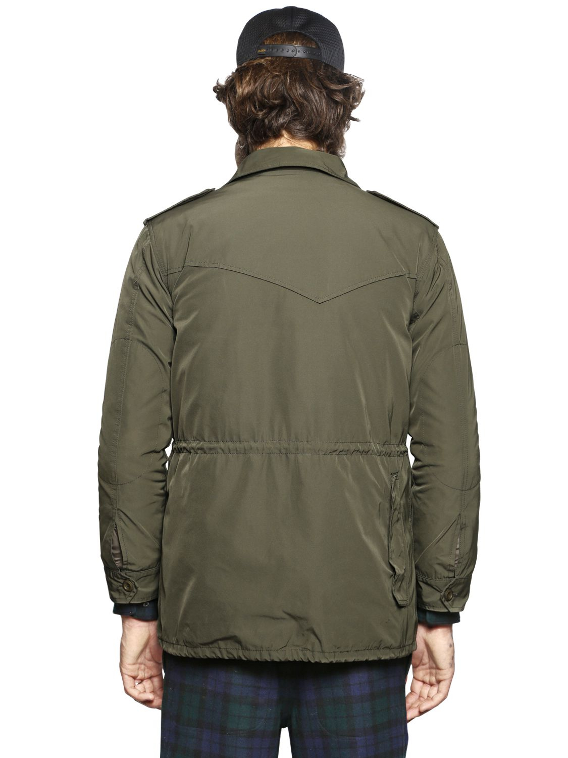 Lyst - Golden Goose Deluxe Brand Nylon Canvas Parka & Down Jacket in ...