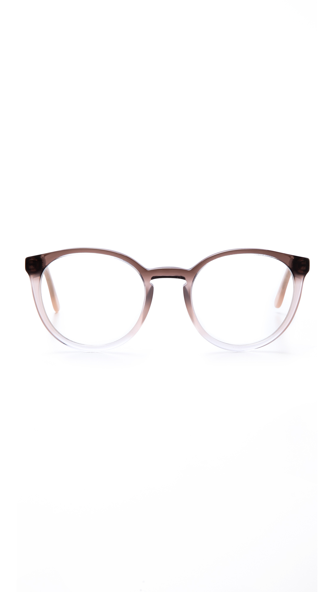 Lyst Stella Mccartney Gradient Frame Glasses Brown Fade In Brown 