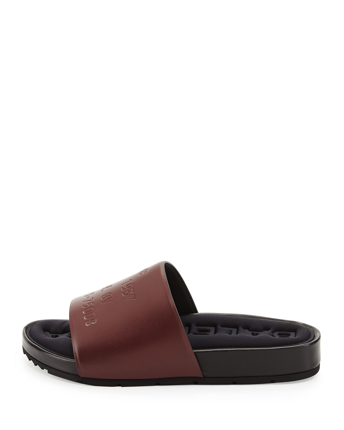 balenciaga slides brown