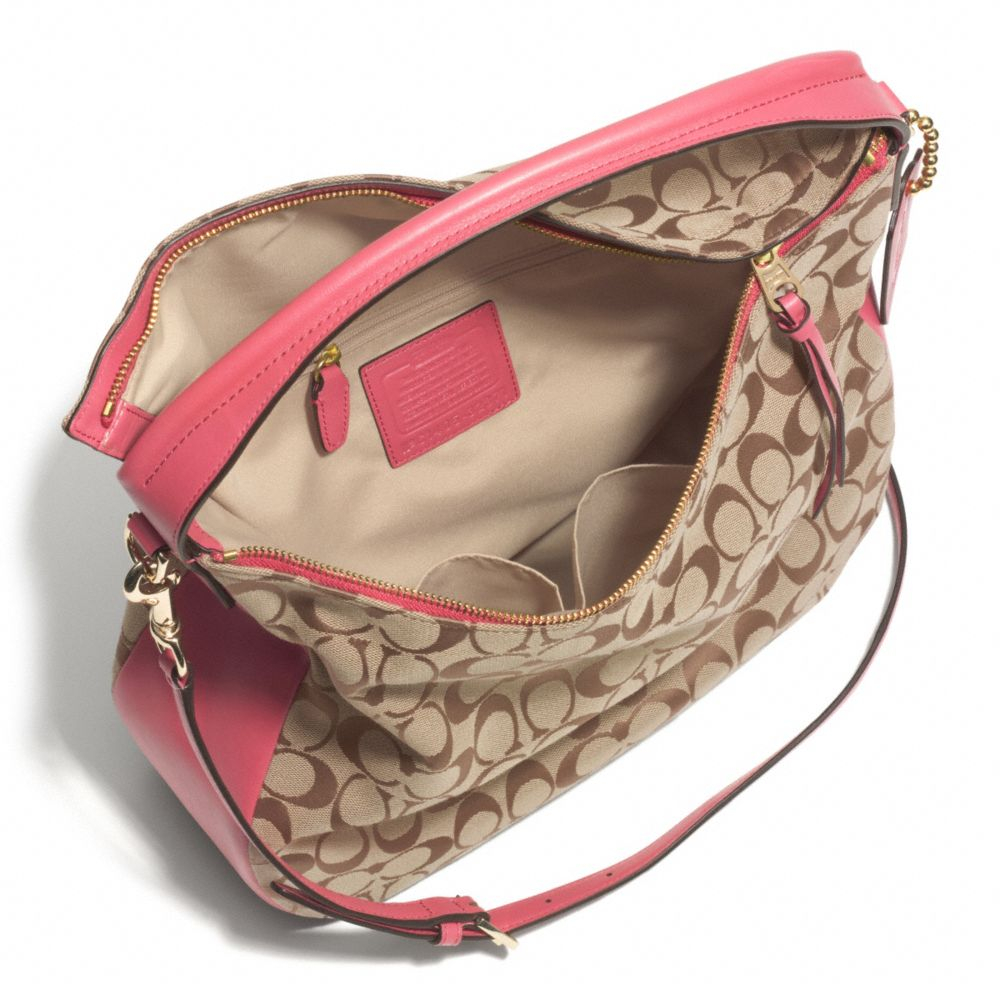 Lyst - Coach Bleecker Sullivan Hobo Bag in Signature Fabric in Pink