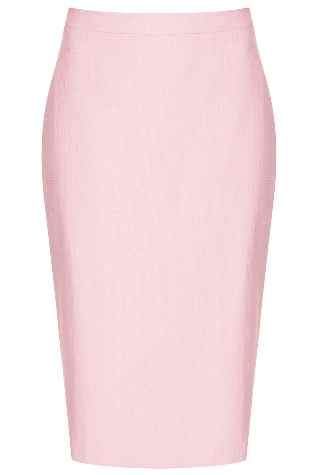 Lyst - Topshop Pink Tweed Pencil Skirt in Pink