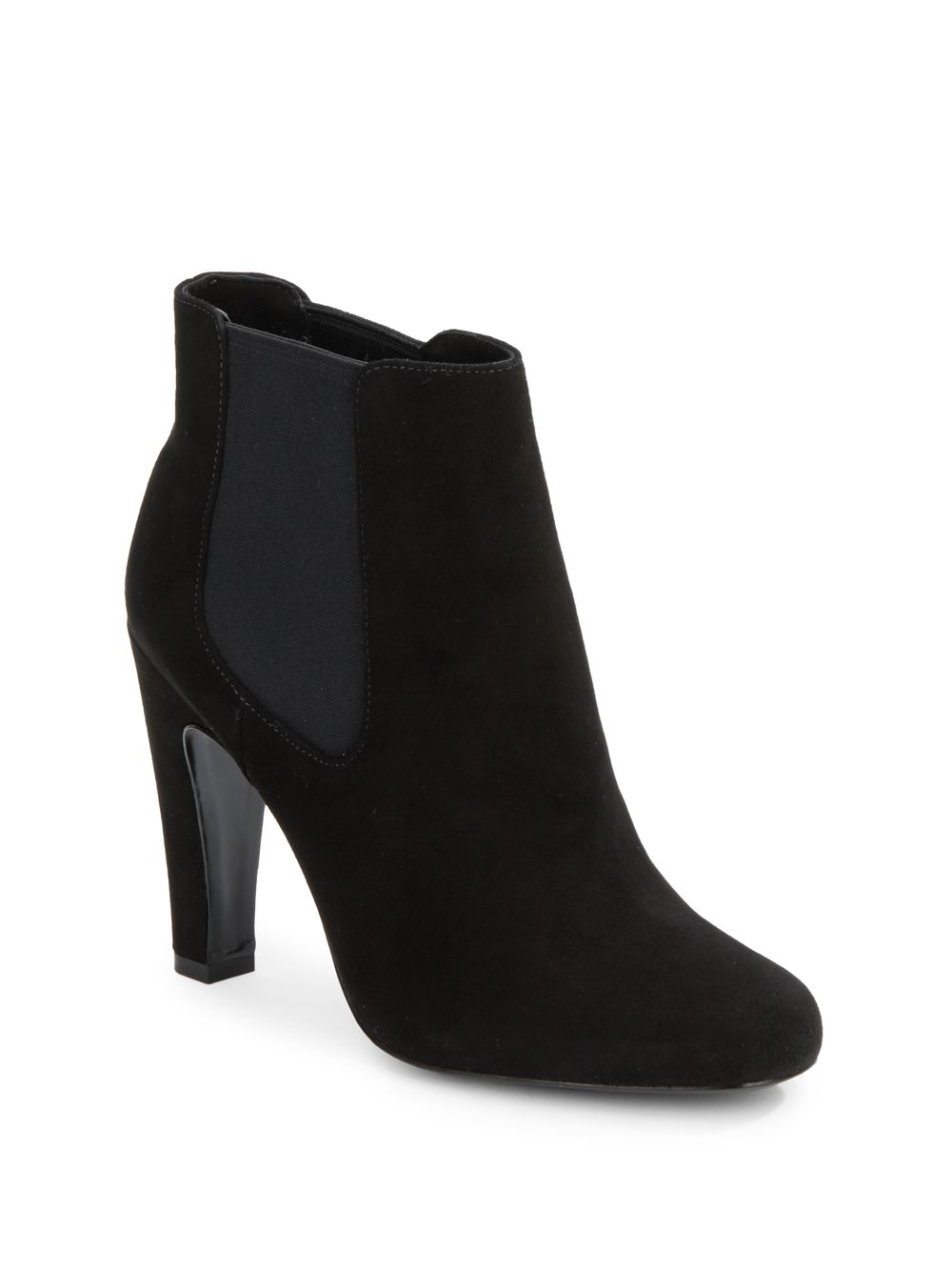 Lyst - Vince Camuto Signature Galahad Suede Ankle Boots in Black