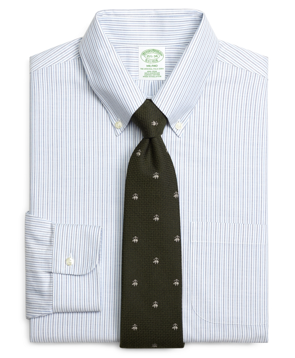 Brooks brothers wrinkle free shirts sale The Brooks Brothers men’s dress shirt sale includes long-sleeve and short-sleeve dress shirts to suit the weather or function. Choose from clearance dress shirts in a wide variety of solid colors, checks, stripes, plaids and patterned options. You can also refine your search by selecting your preferred shirt construction and design features.