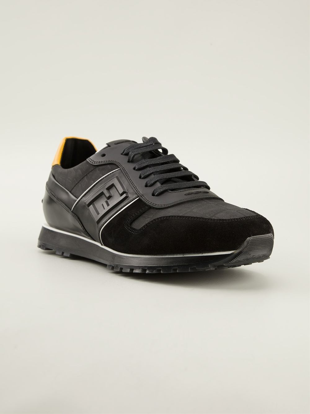 Fendi New Softy Trainers in Black for Men | Lyst