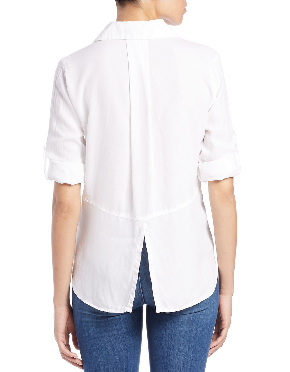 back split shirt