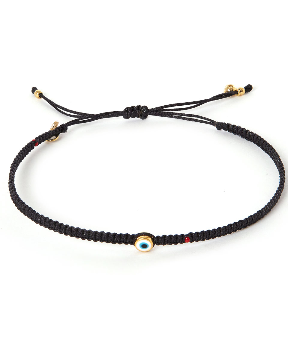 Lyst Tai Small Black Evil Eye Woven Bracelet In Gallery
