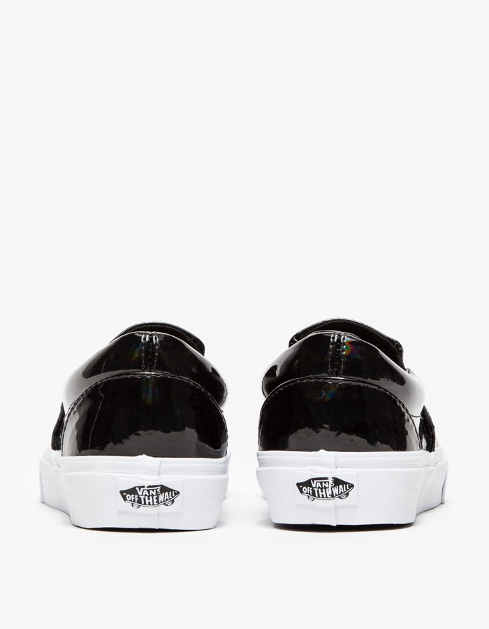 vans classic slip on patent leather trainers vans classic slip on patent leather trainers