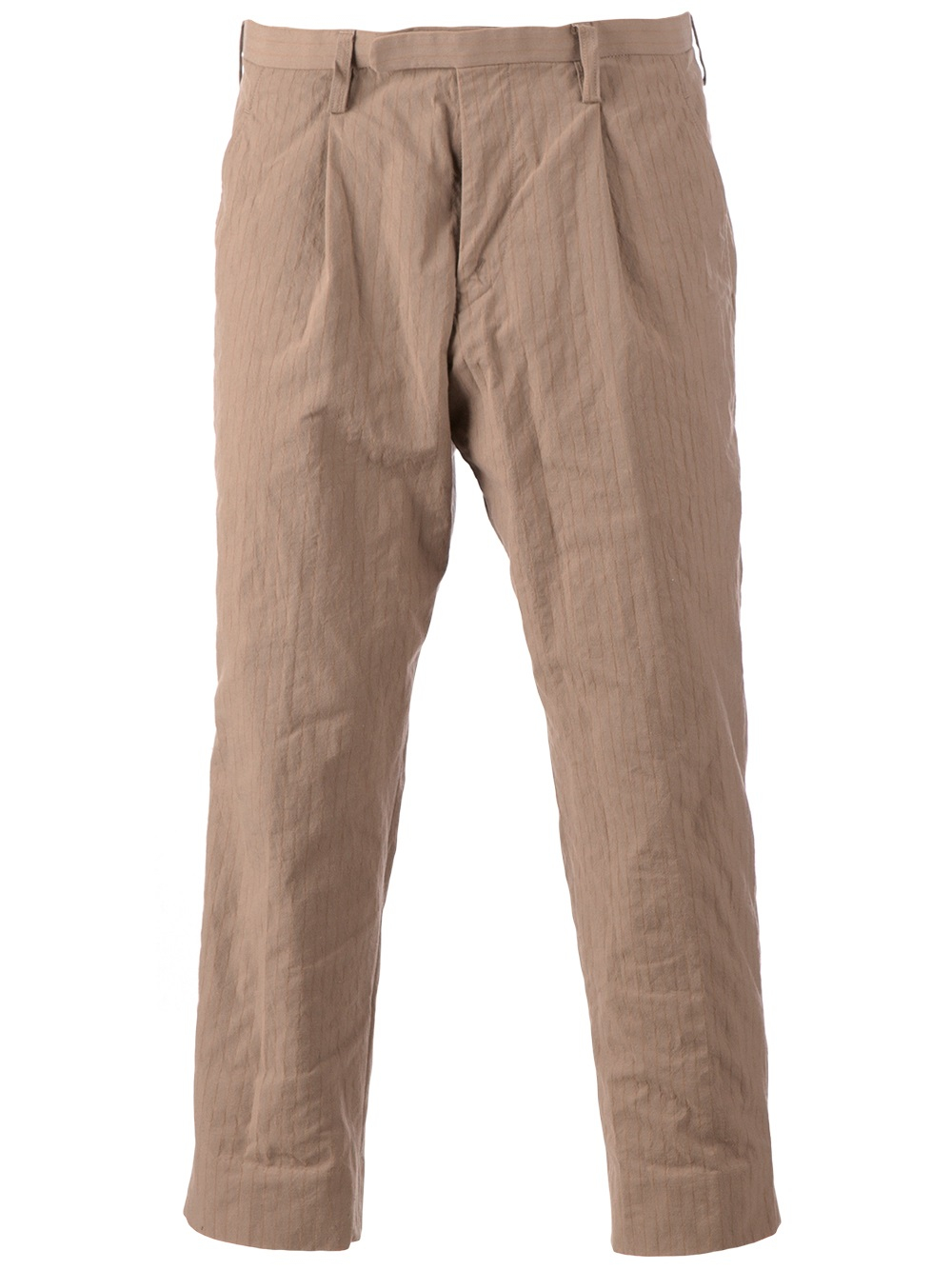 Kolor Cropped Pinstripe Trouser in Brown for Men | Lyst