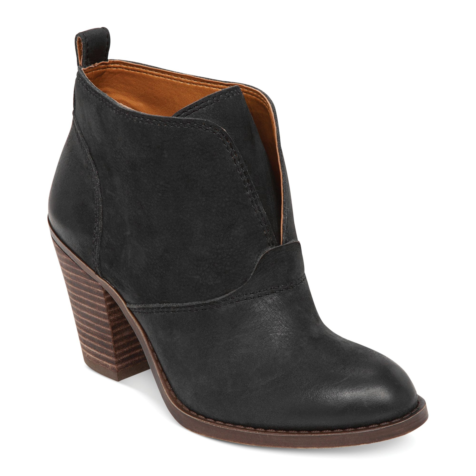 Lucky brand Women's Ehllen Booties in Black | Lyst