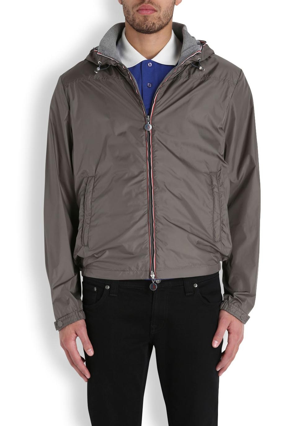 grey moncler hooded jacket grey moncler hooded jacket