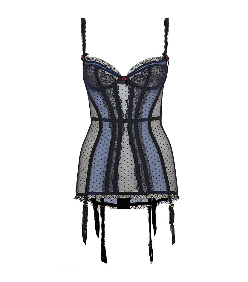 Agent provocateur Indigoe Corselette in Blue | Lyst