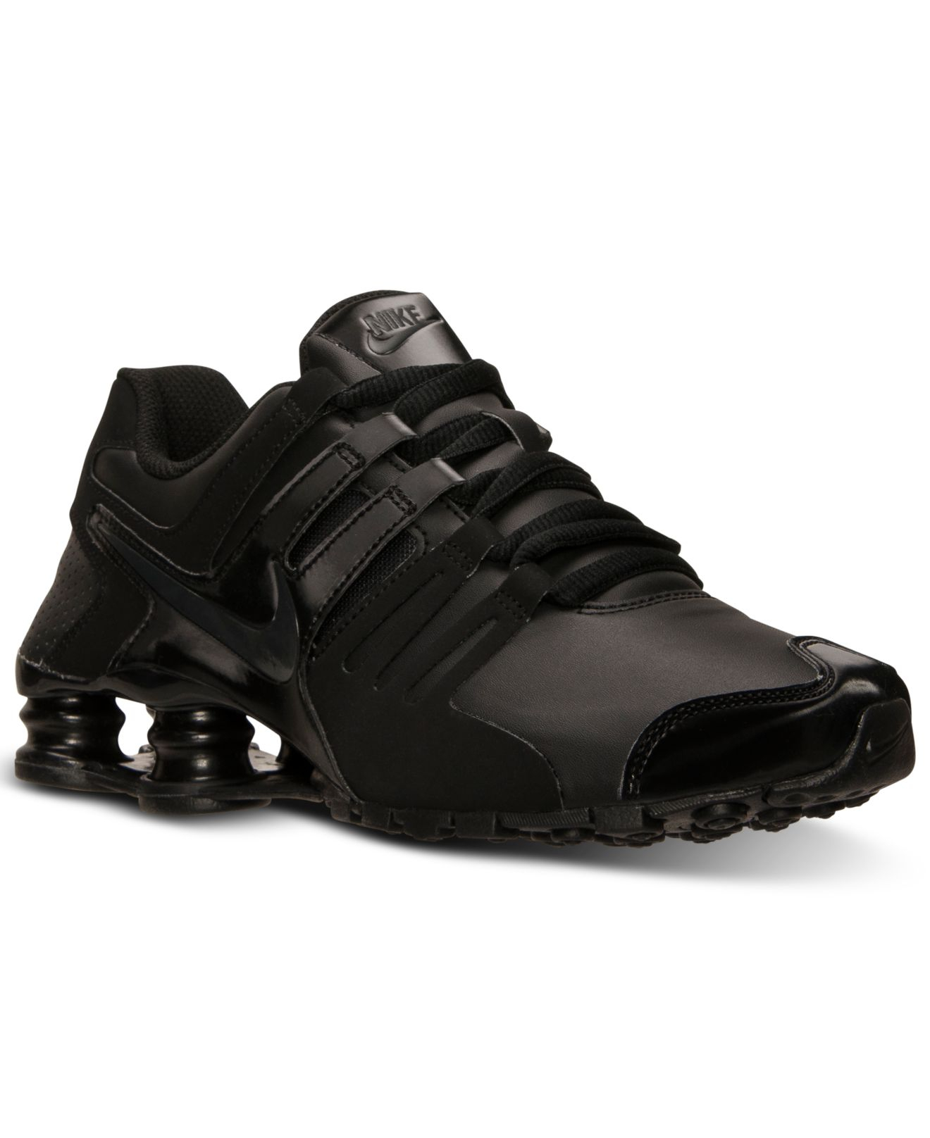 all black nike shox womens