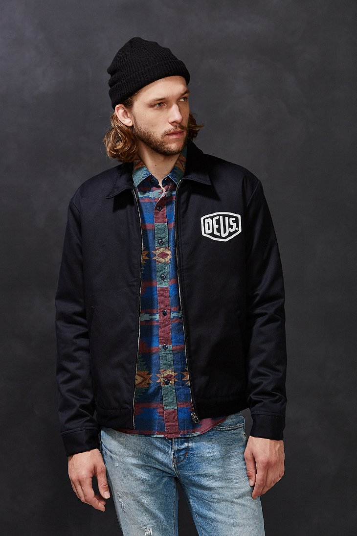 Lyst Deus Ex  Machina Workwear Jacket  in Black for Men