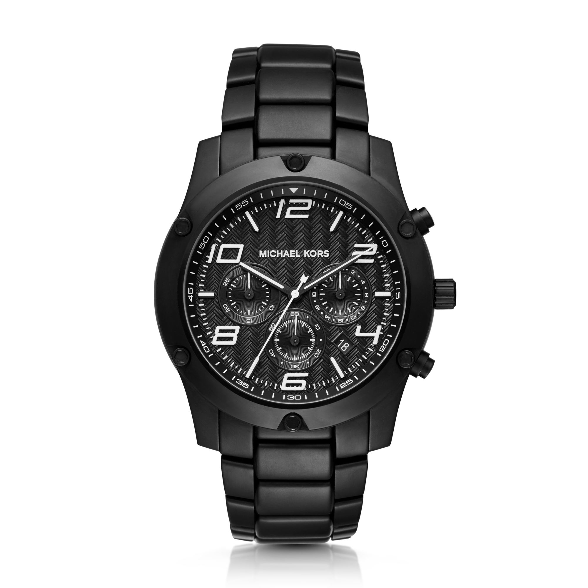 Lyst - Michael Kors Caine Chronograph Watch, 45mm in Black for Men