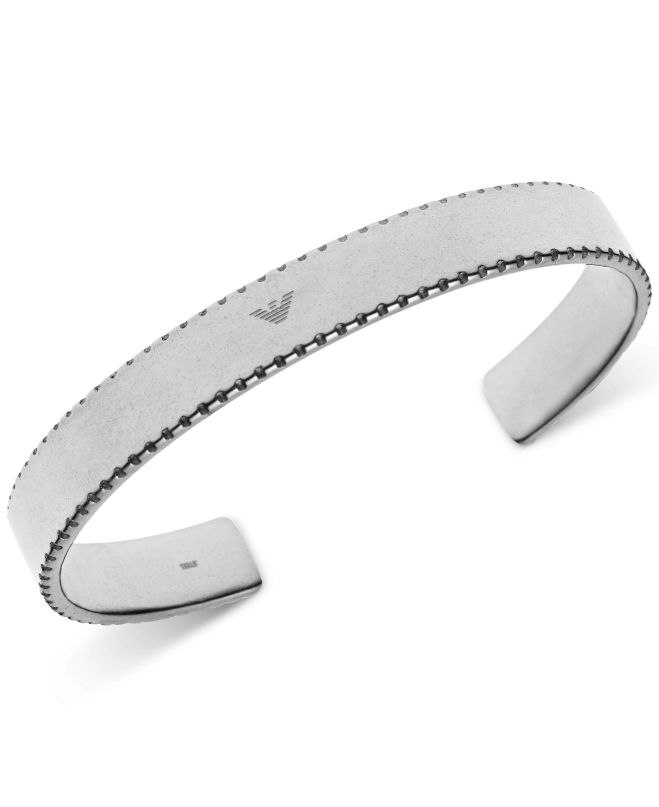 Lyst Emporio Armani Men S Stainless Steel Logo Bracelet Egs2077 In Gallery