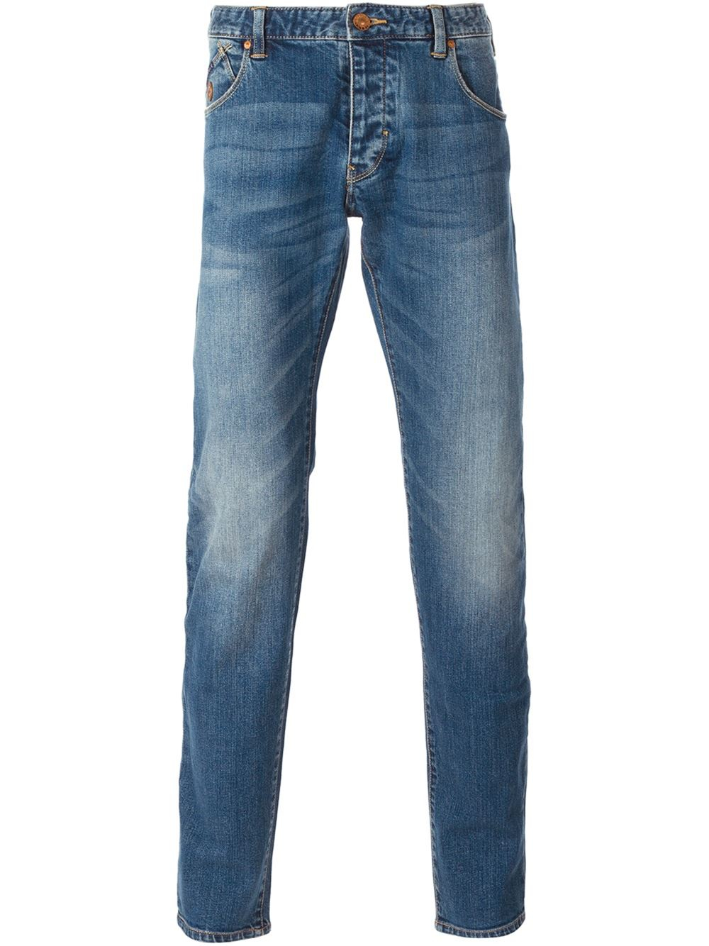 Armani jeans Stone Washed Jeans in Blue for Men | Lyst