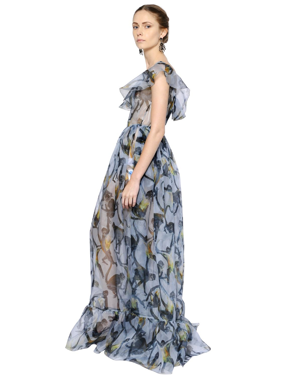 valentino blue gown