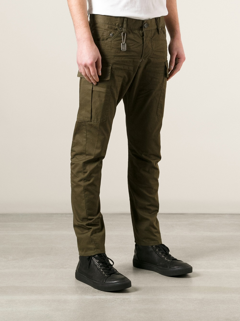 Lyst - Dsquared² Cargo Trouser in Green for Men