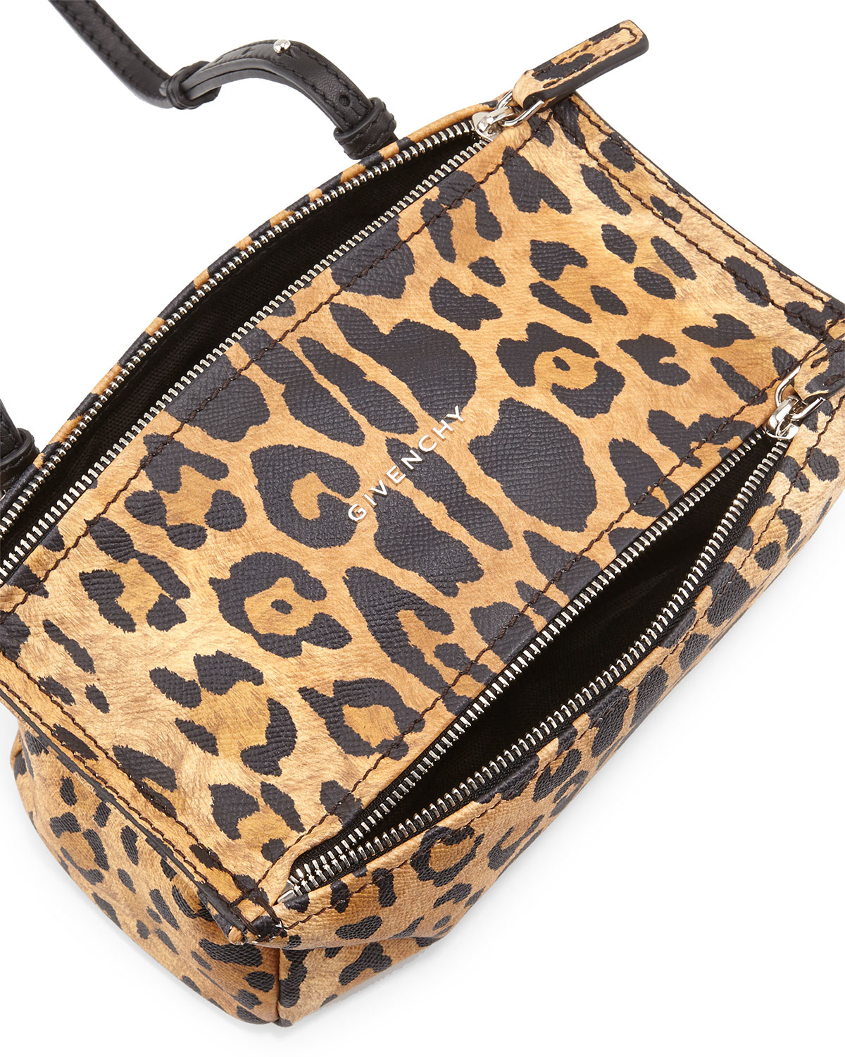 Givenchy Pandora Mini Leopard-print Crossbody Bag | Lyst