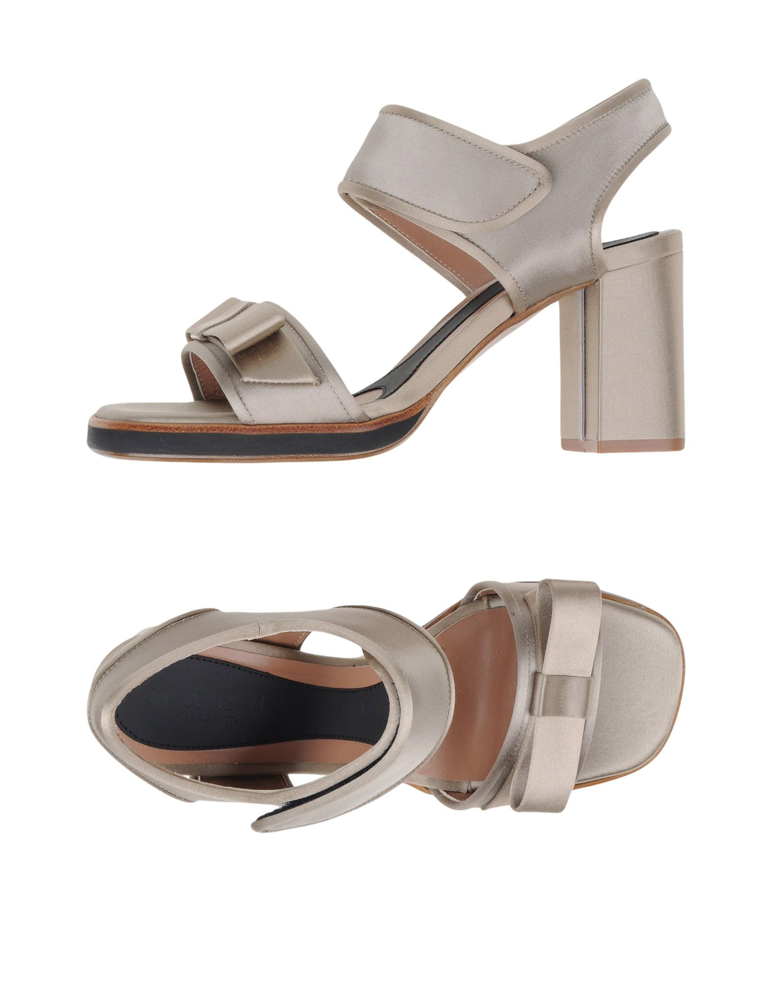 Marni Sandals in Gray (Dove grey) Lyst
