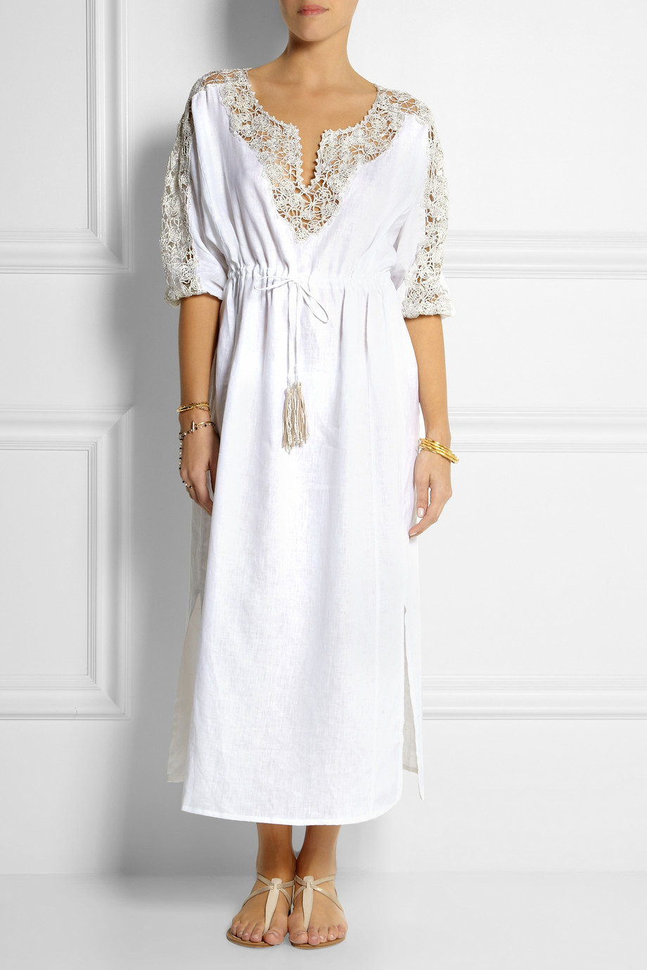 linen dress beach