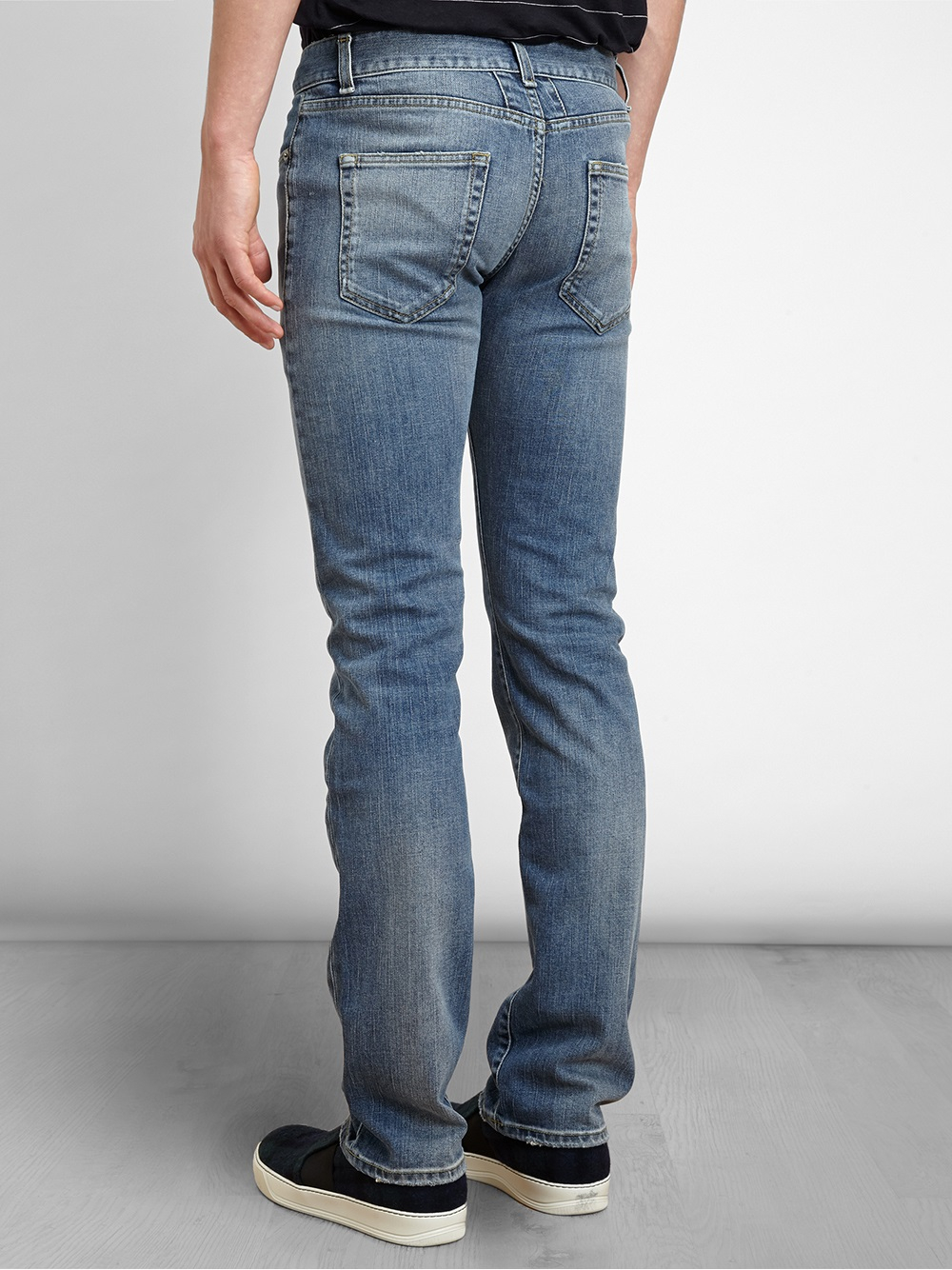 blue washed jeans mens