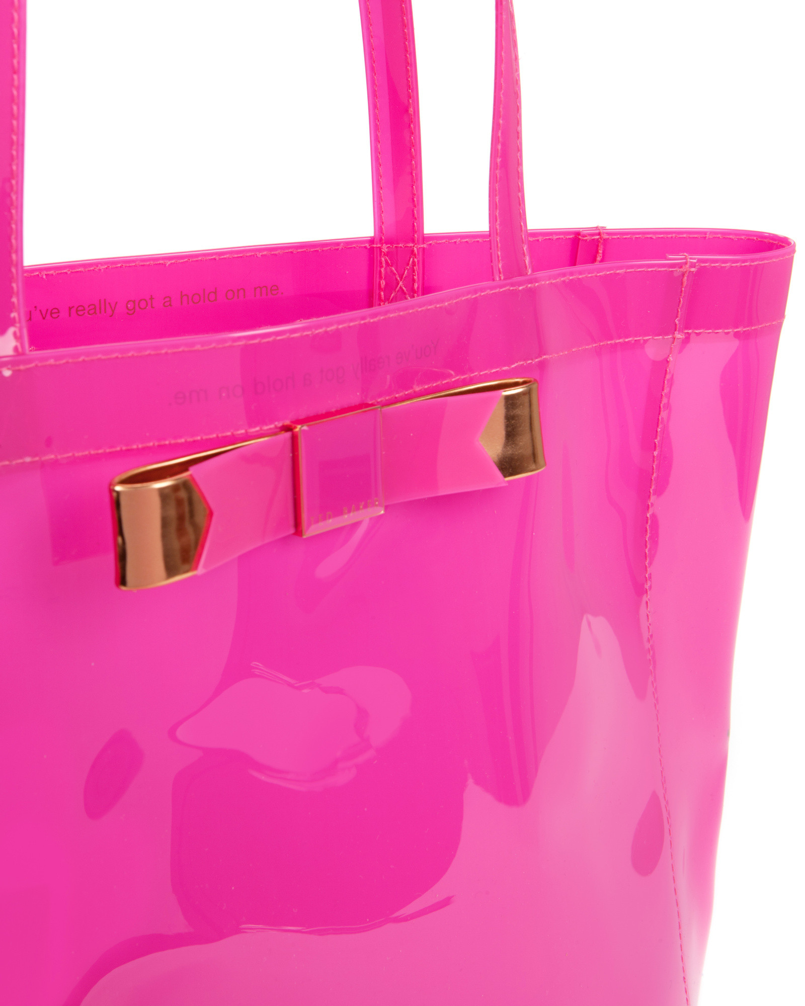 Ted baker Bow Shopper Bag in Pink | Lyst
