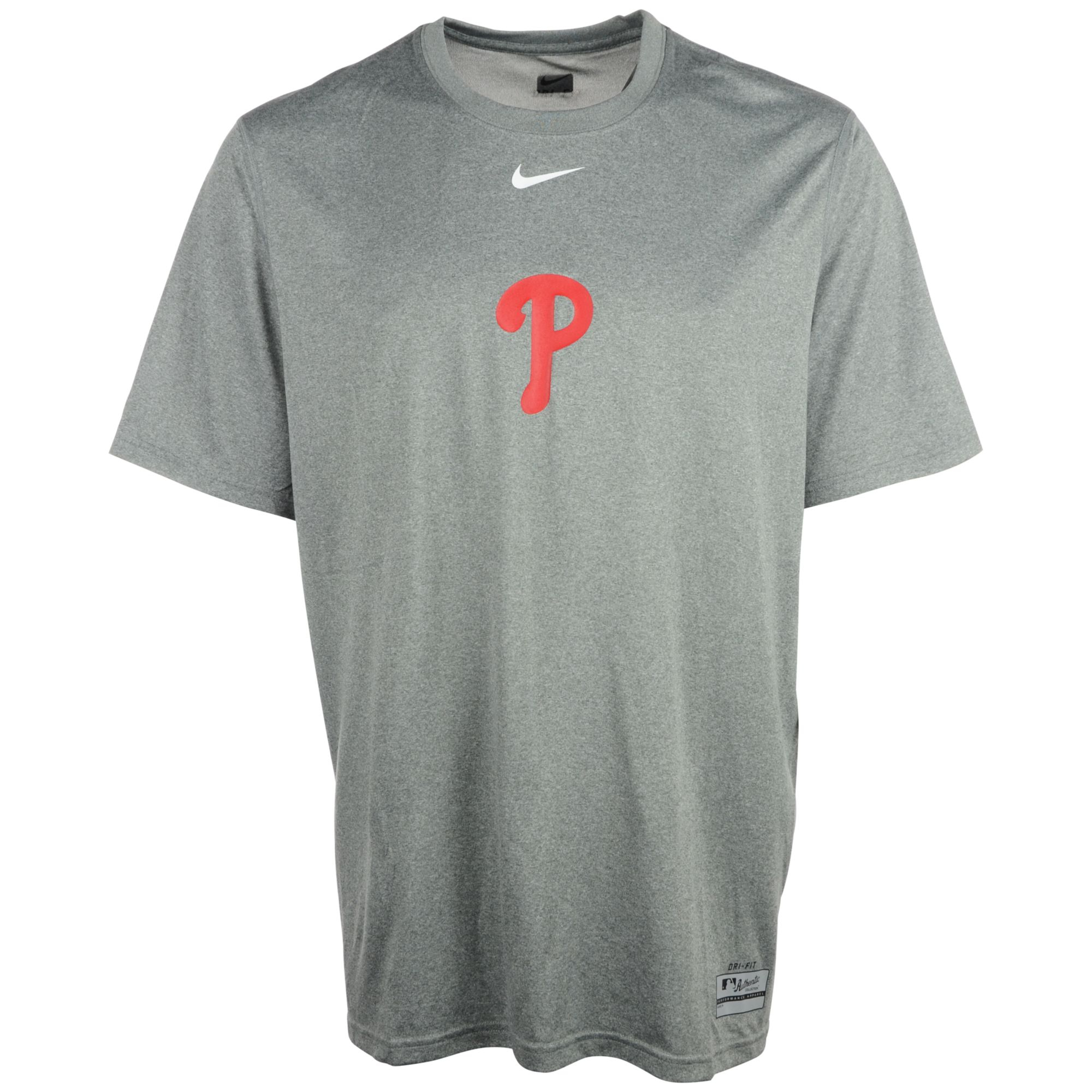 Nike Men'S Philadelphia Phillies Dri-Fit Logo Legend T-Shirt in Gray ...