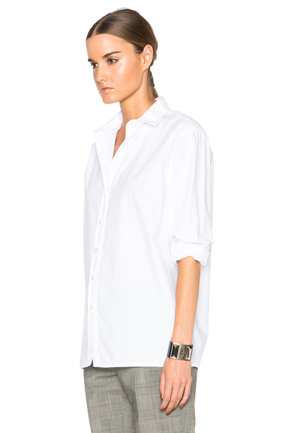 Lyst - Totême Capri Shirt in White