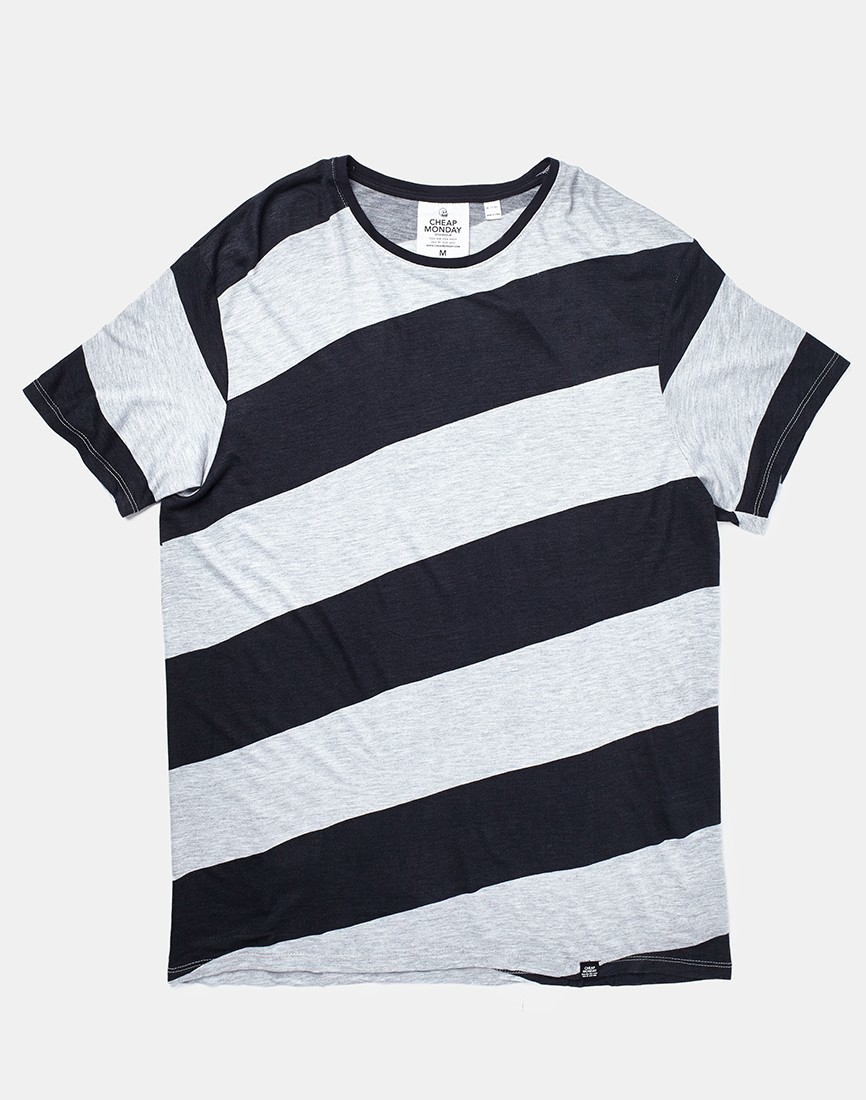 grey white stripe shirt