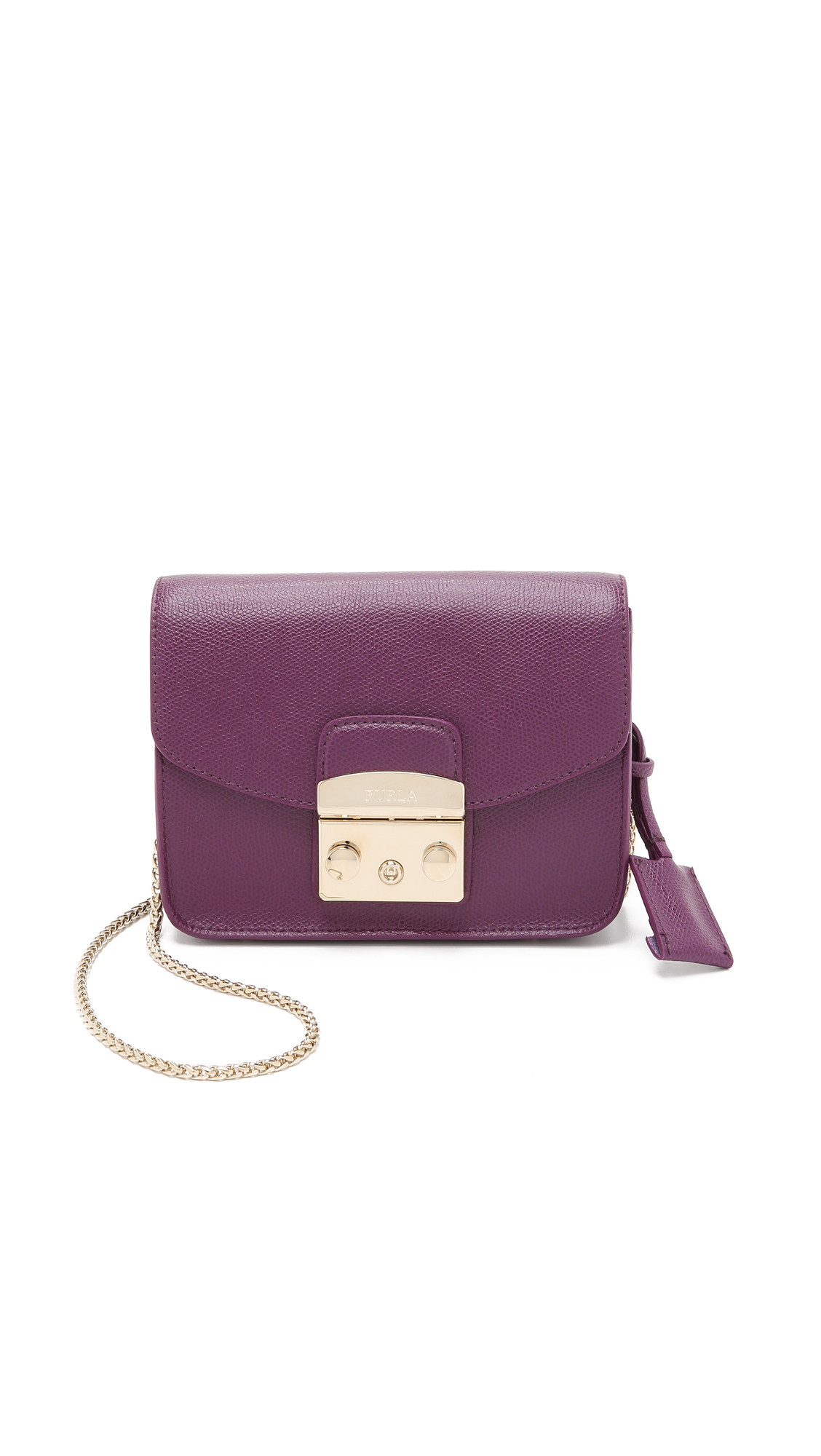 Lyst - Furla Metropolis Mini Cross Body Bag - Aubergine in Purple