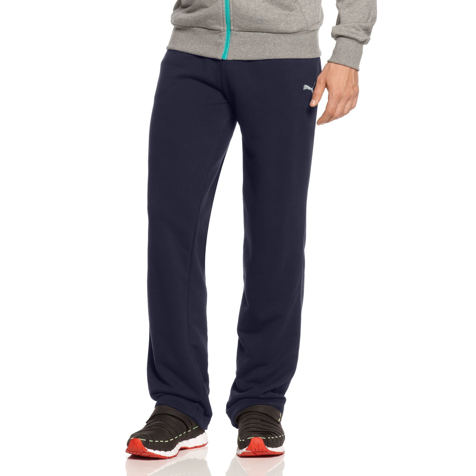 Lyst - Puma French Terry Pants in Blue for Men