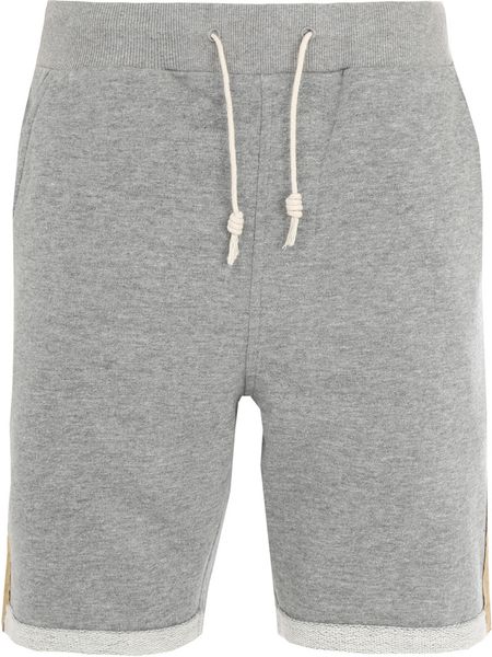 Folk Mid Grey Panelled Cotton Shorts in Gray for Men (grey) | Lyst