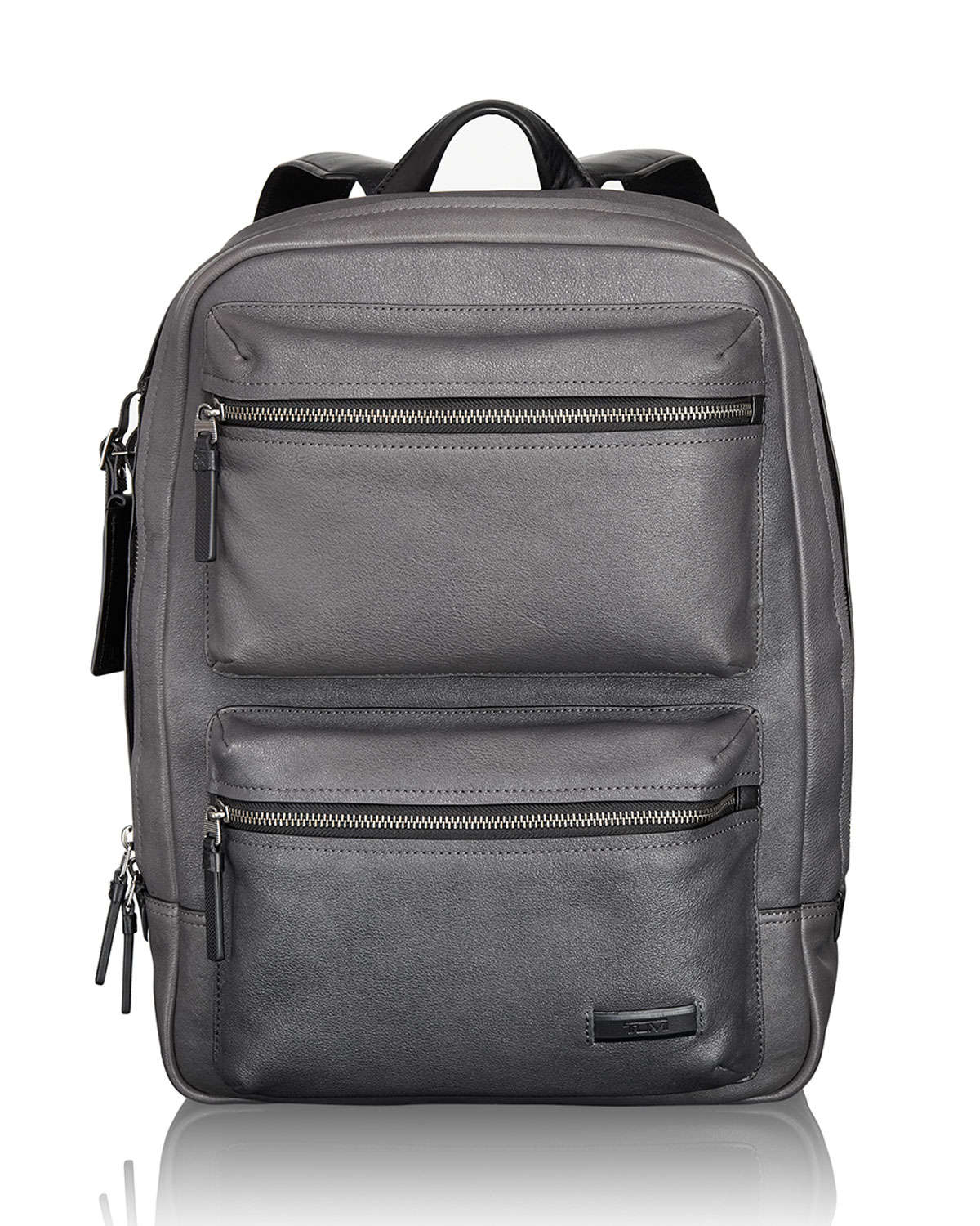 Lyst - Tumi Mission Iron Bryant Leather Backpack in Gray for Men