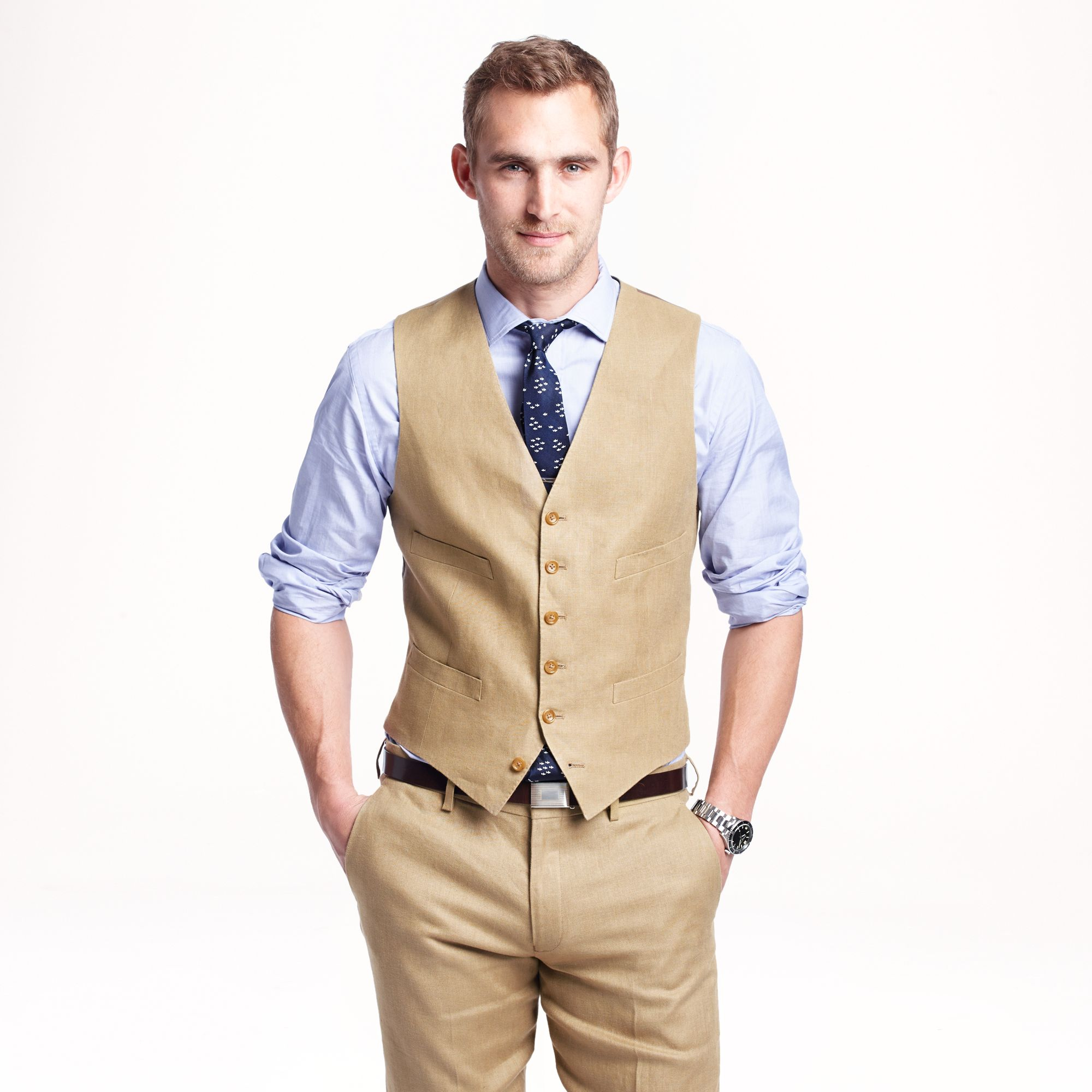 J.crew Ludlow Suit Jacket In Irish Linen in Natural for Men (british ...