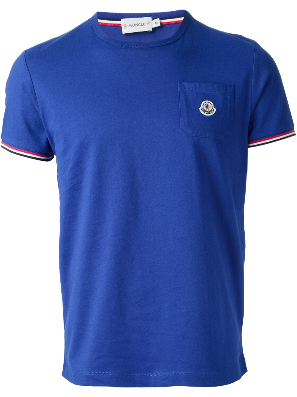 Lyst - Moncler Logo Tshirt in Purple for Men