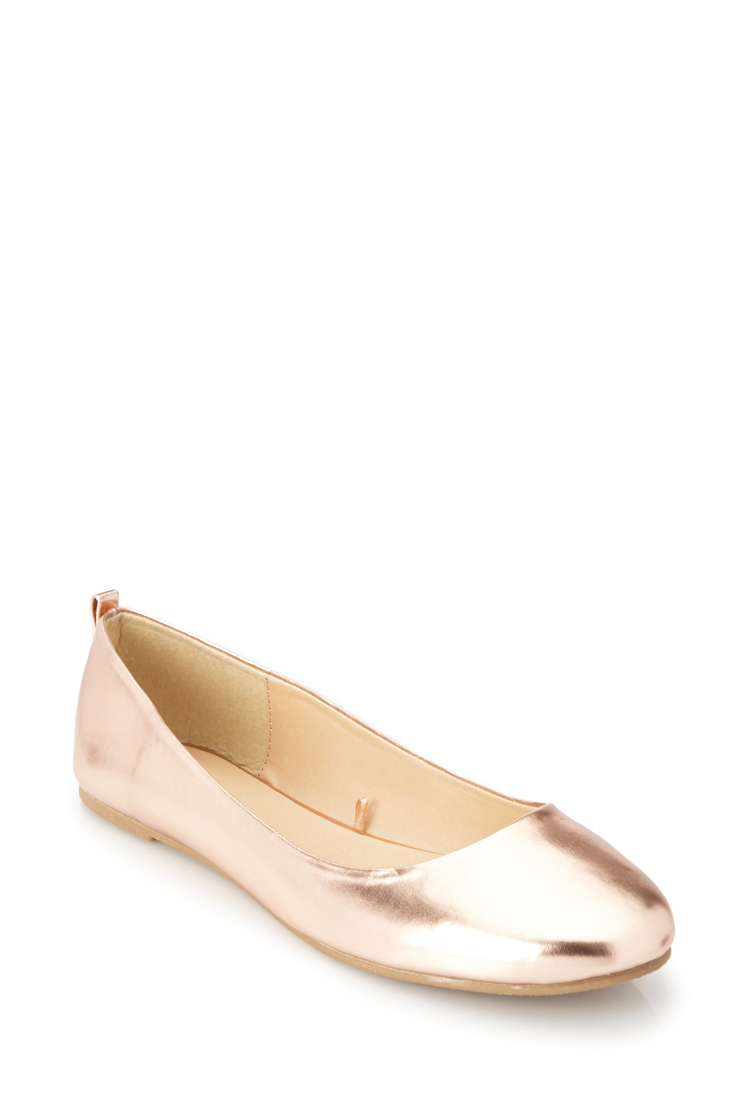 Lyst - Forever 21 Classic Ballet Flats in Pink