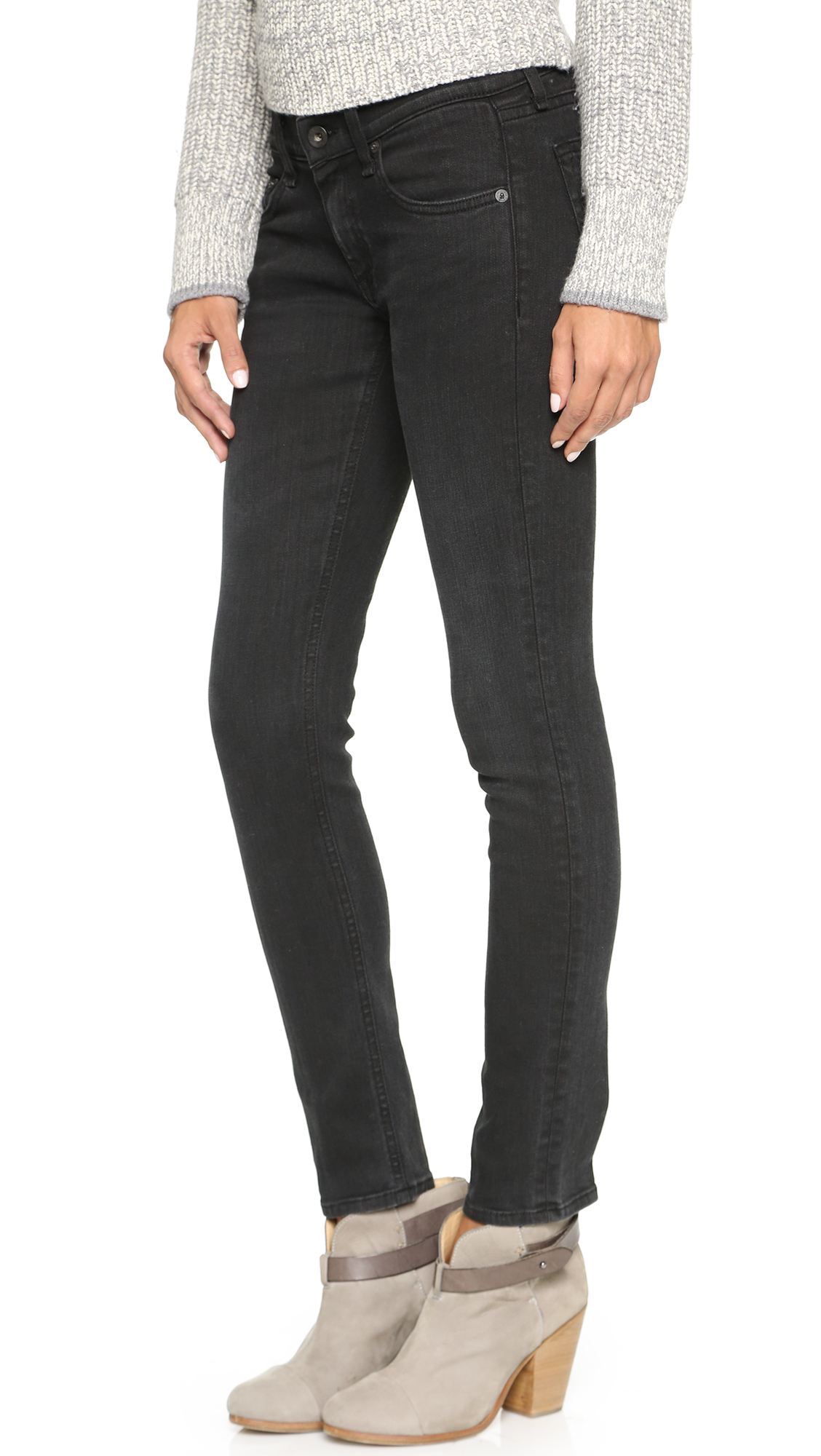 lyst rag bone tomboy clean blackthorne in black lyst rag bone tomboy clean blackthorne in black