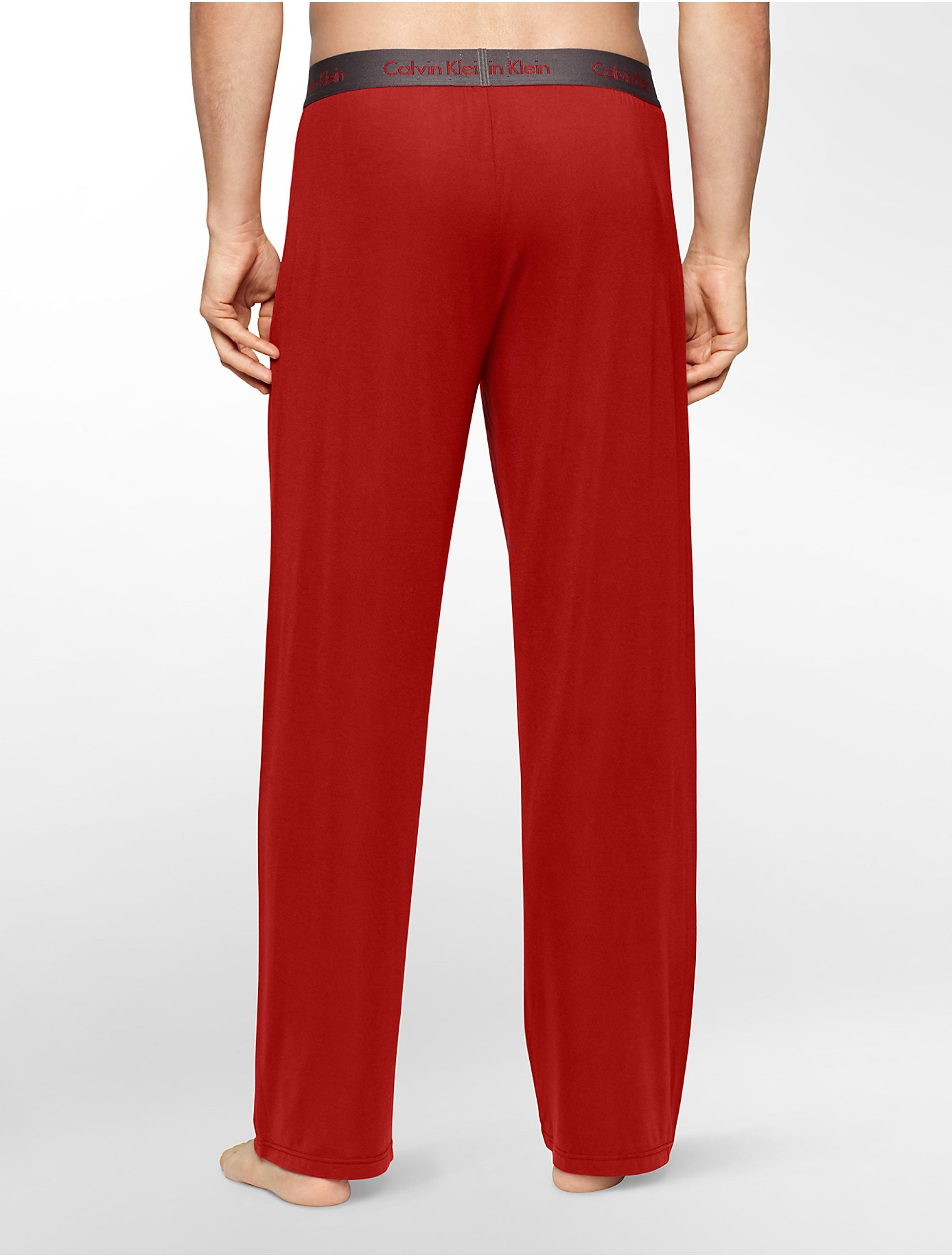 Calvin klein Underwear Body Modal Pajama Pant in Red for Men | Lyst